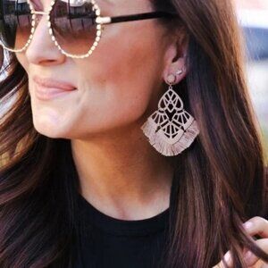 Stella & Dot Alexandria Chandelier BLUSH NWT